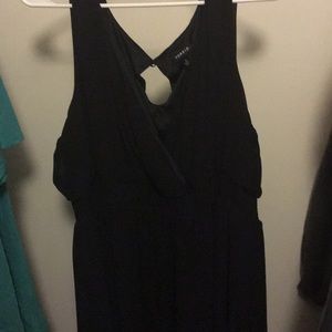 Torrid black v neck dress